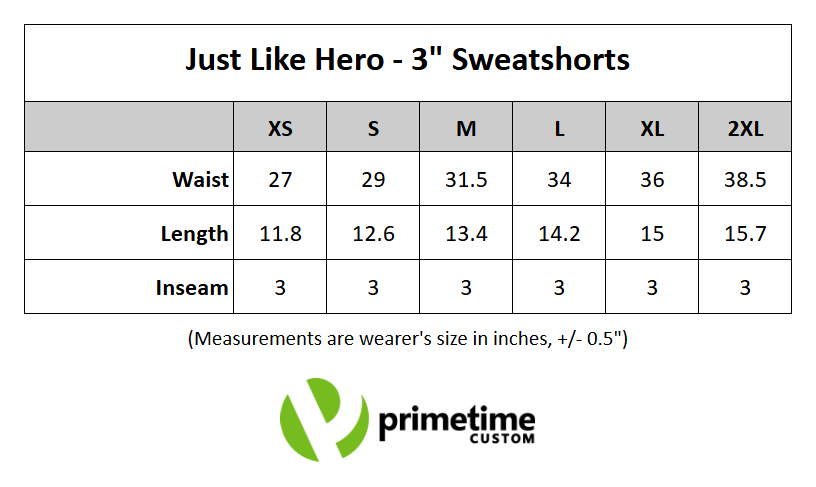 KBM Adult 3" Sweatshorts