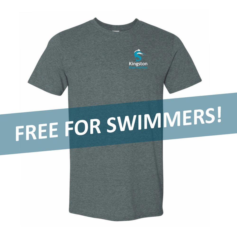 Kingston Blue Marlins Cotton T-Shirt - ONE FREE FOR EACH SWIMMER